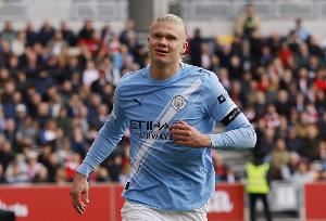 双响!英超官方:哈兰德当选曼城3-1伯恩茅斯一役全场最佳球员 双响!英超官方:哈兰德当选曼城3-1伯恩茅斯一役全场最佳球员