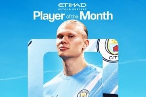 5场6球，官方：哈兰德当选曼城10月队内最佳球员